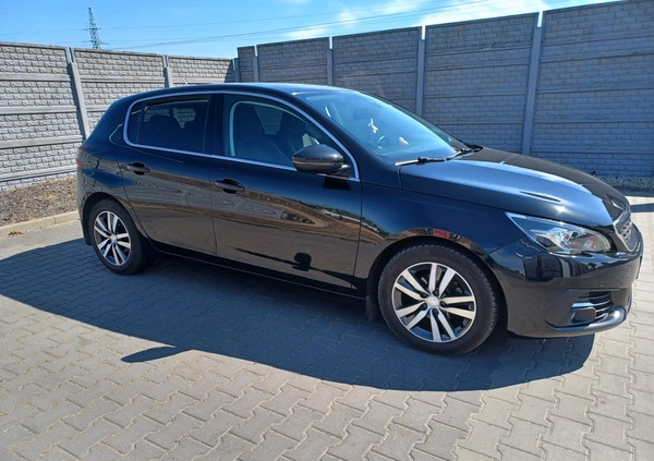 Peugeot 308 cena 49900 przebieg: 87490, rok produkcji 2019 z Wągrowiec małe 191